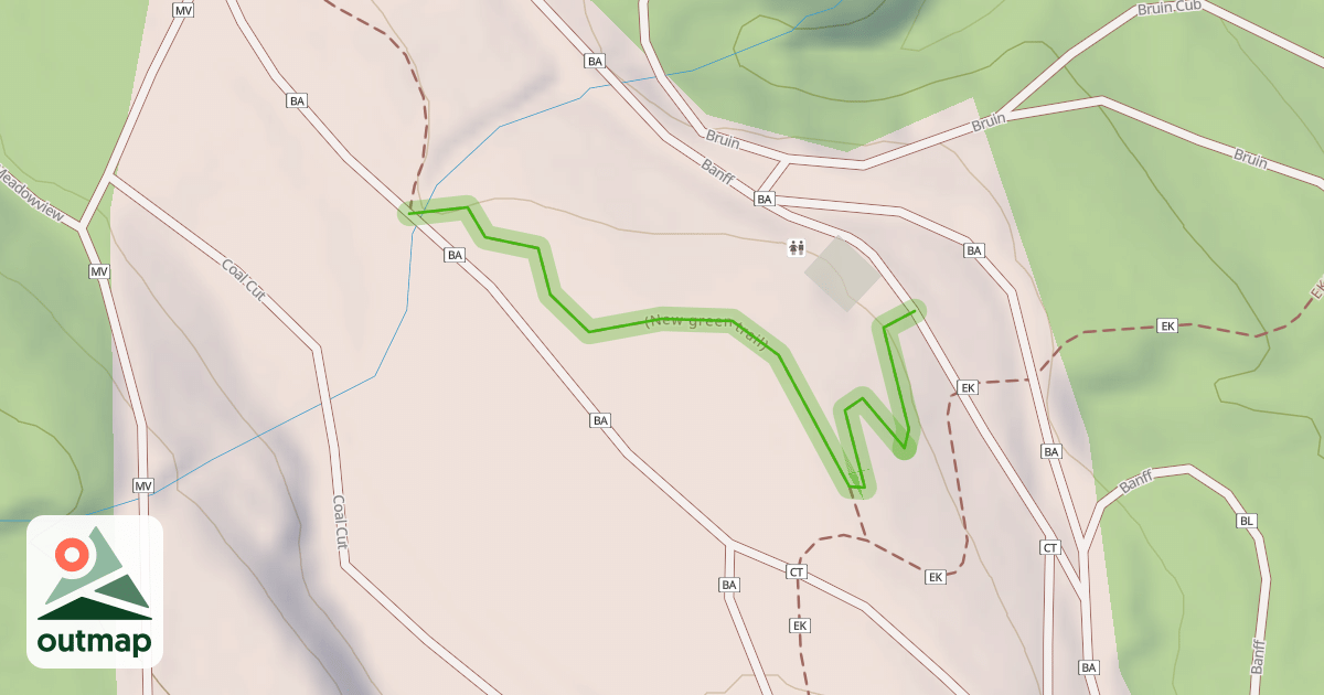 Map of (New green trail)