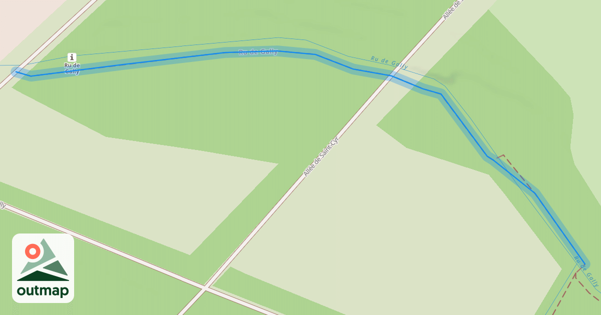 Map of Ru de Gally