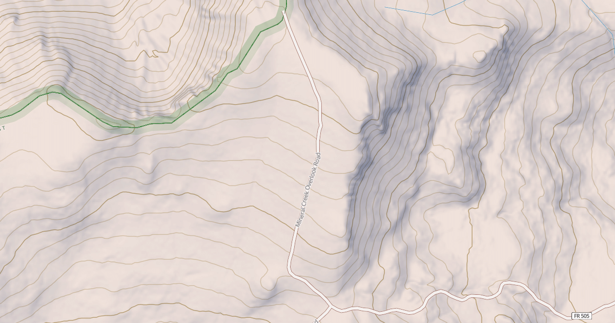 Map preview of MINERAL CR OVERLOOK