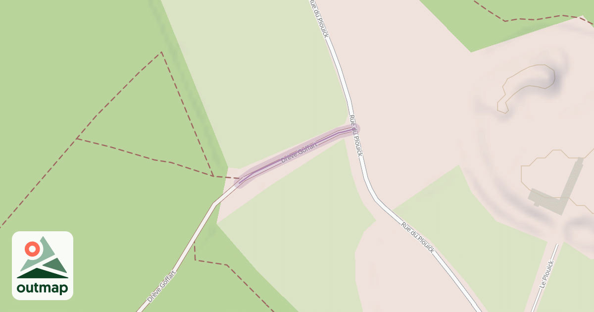 Map of Drève Goffart
