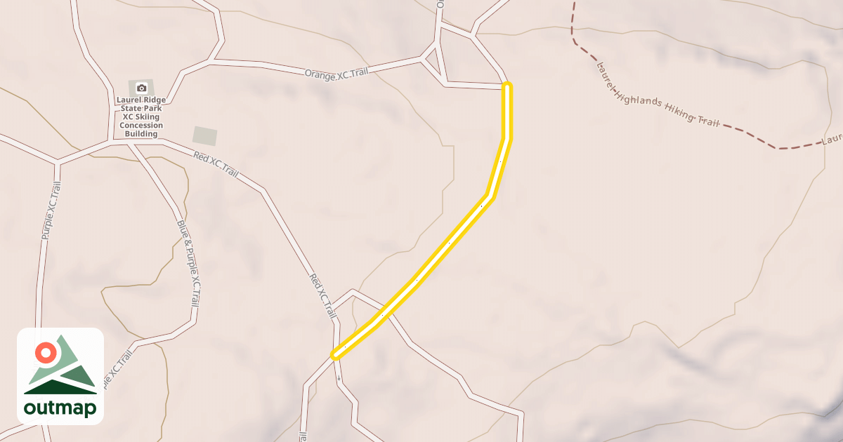Map of Green XC Trail