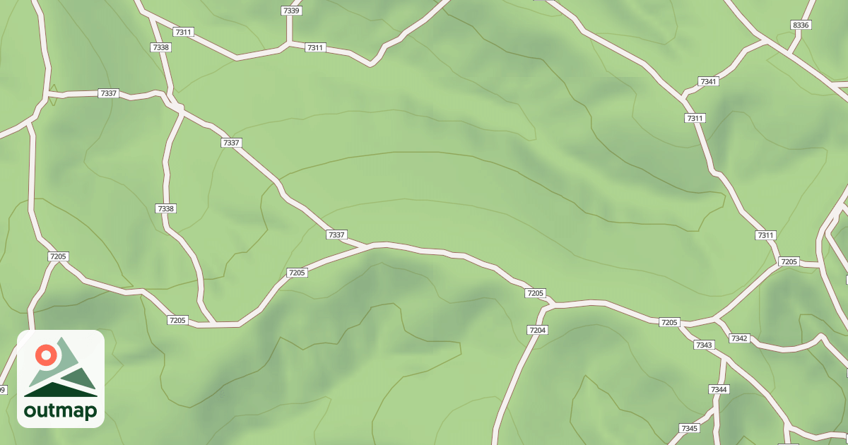 Map of USFS Motor Vehicle Use Map Trails 19981