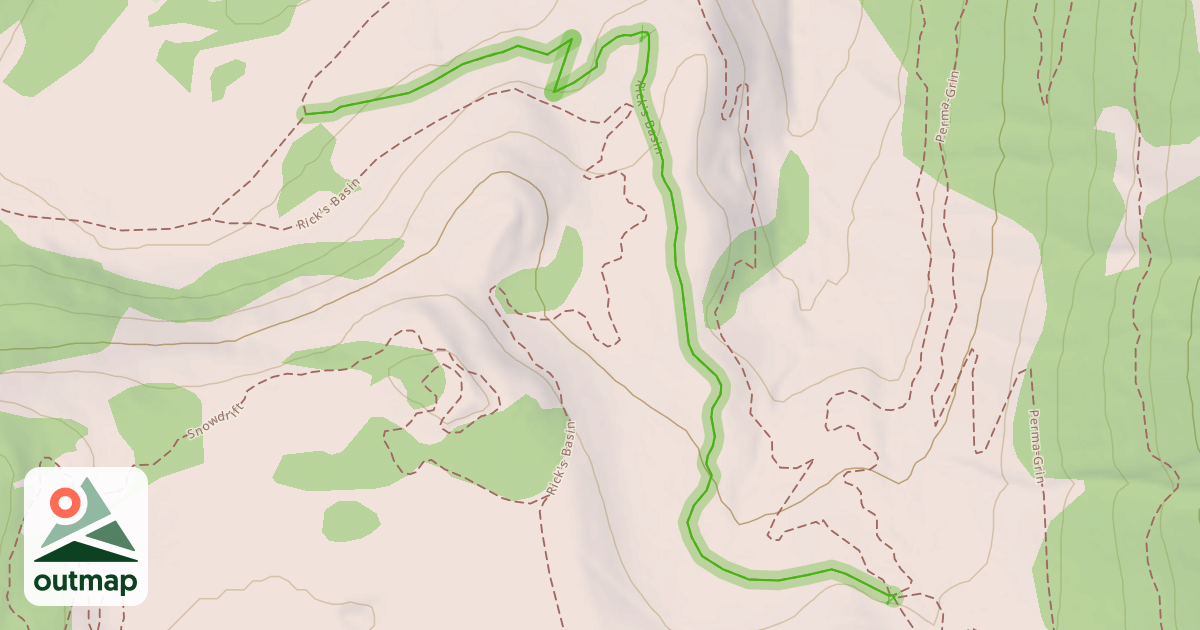 Map of Rick's Basin