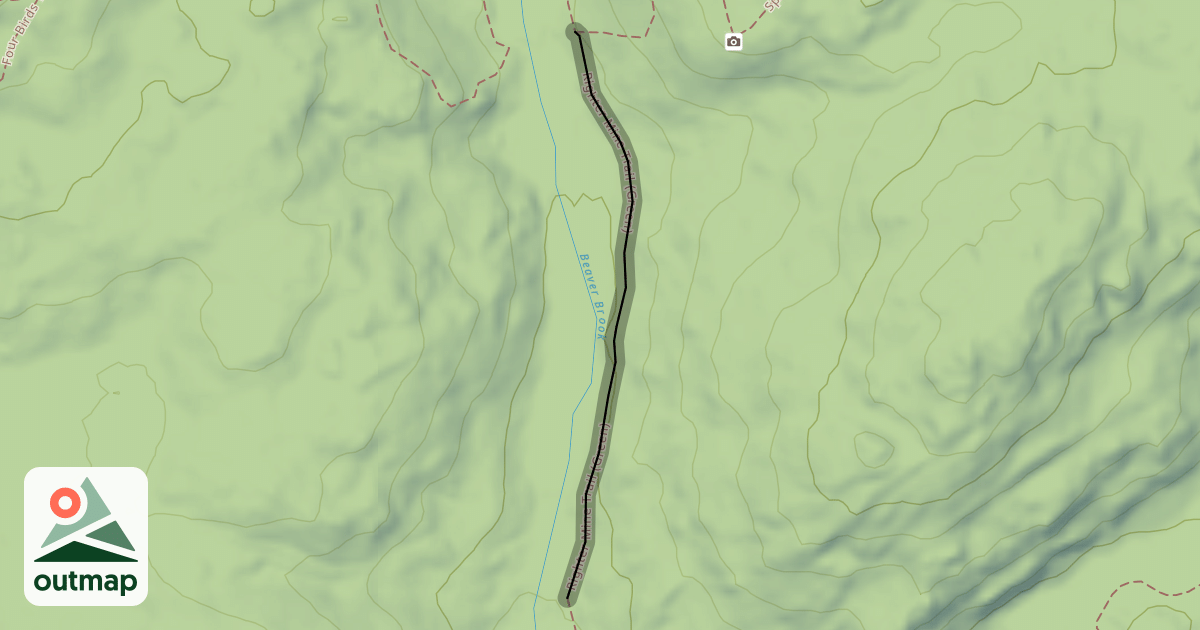 Map of Righter Mine Trail (Green)