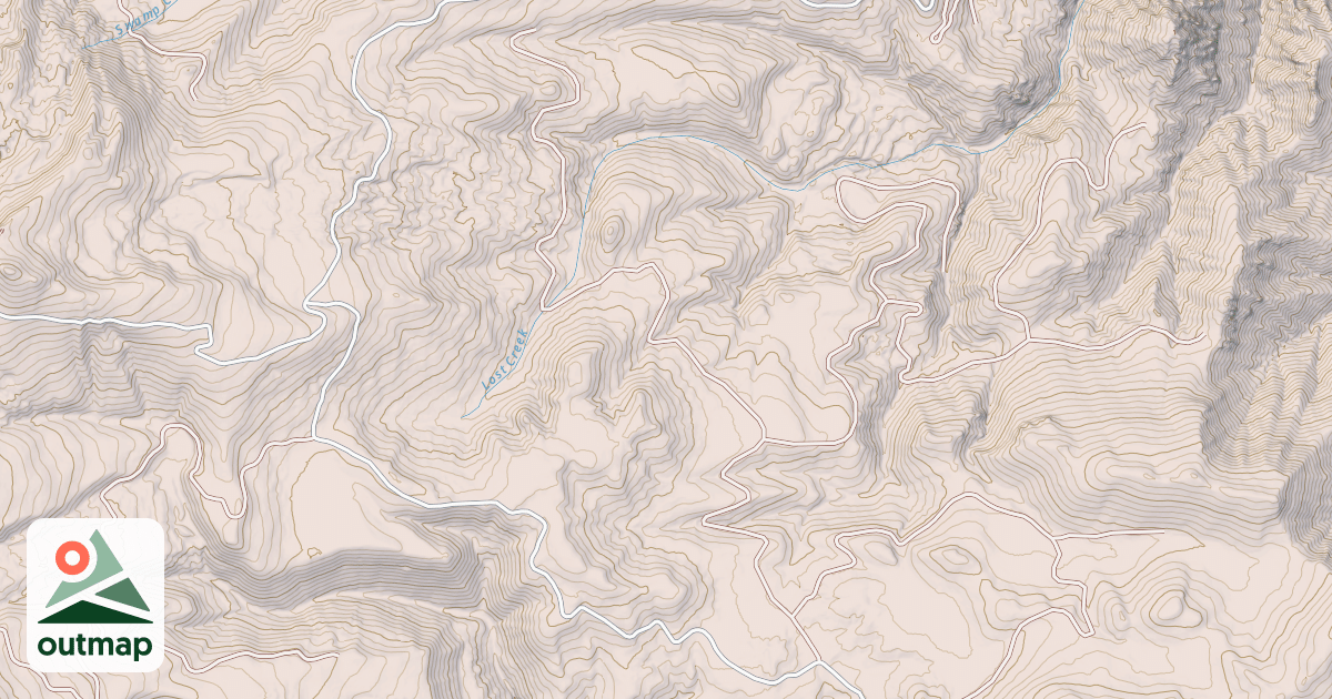 Map of LOST CREEK