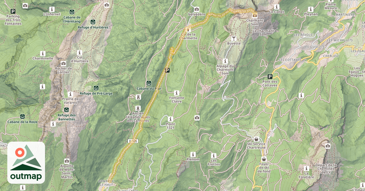 Map of Charmant Som — Pomarey