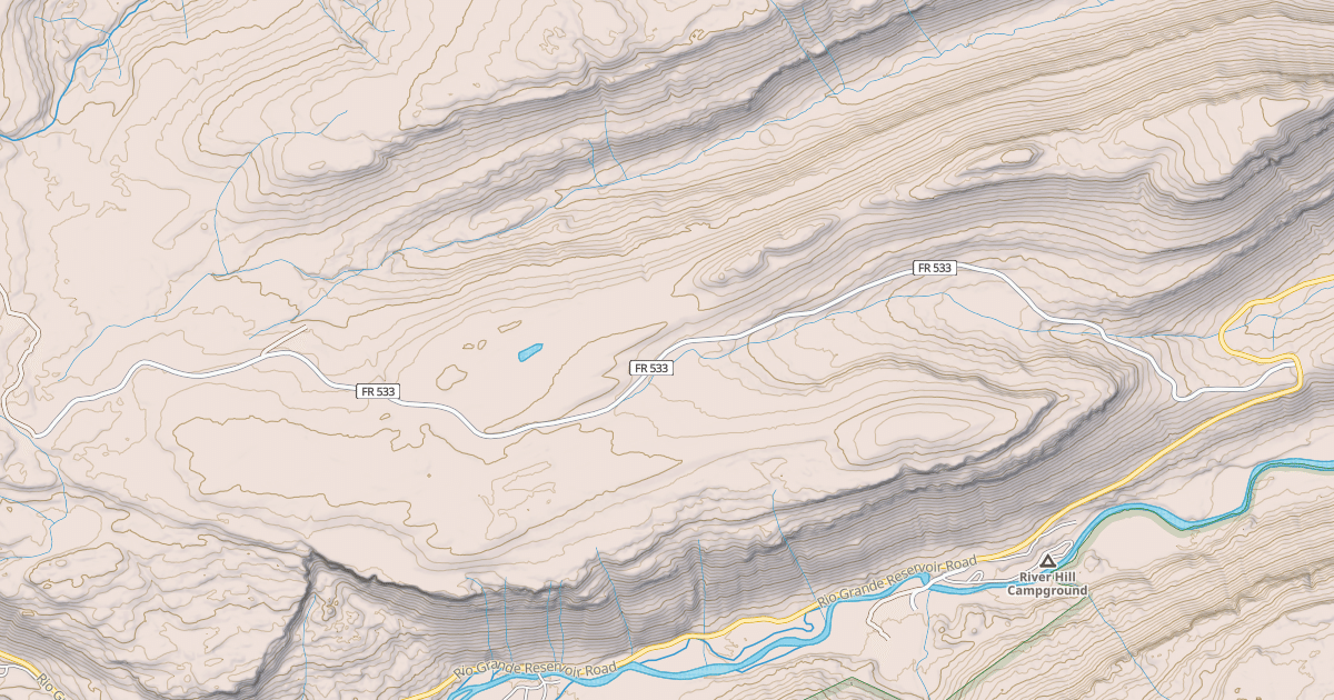 Map preview of SAWMILL CANYON