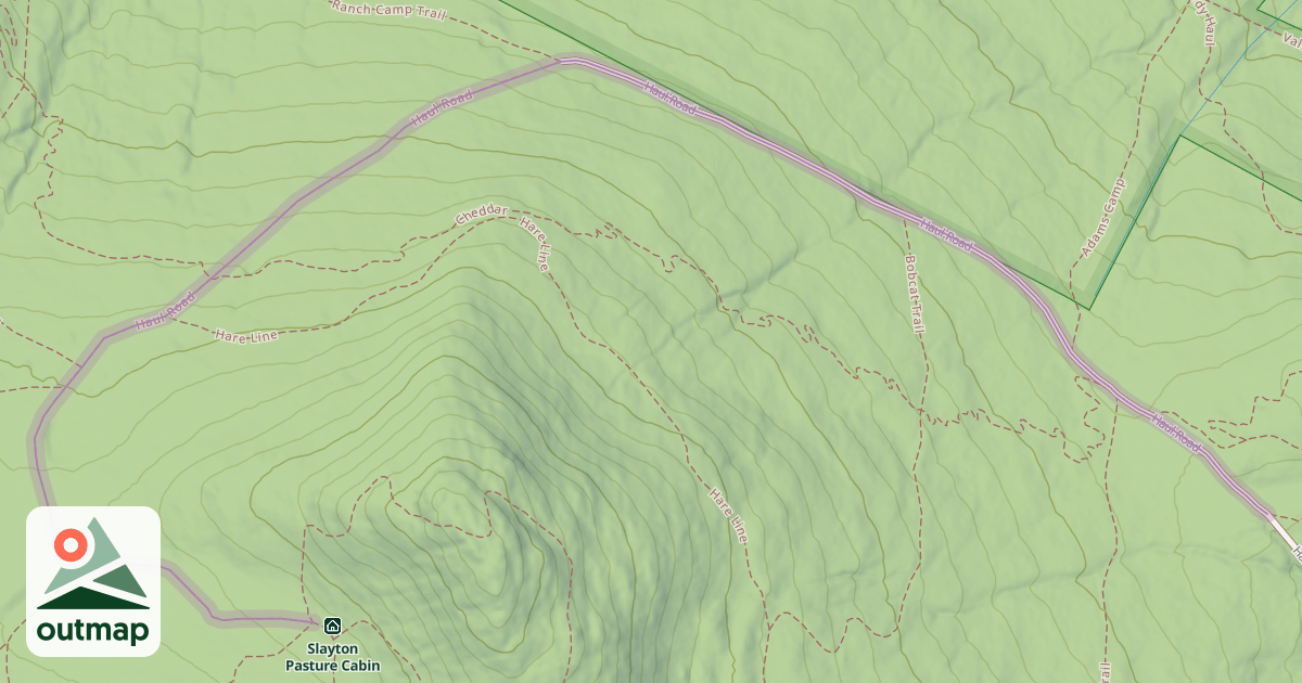Map of Haul Road