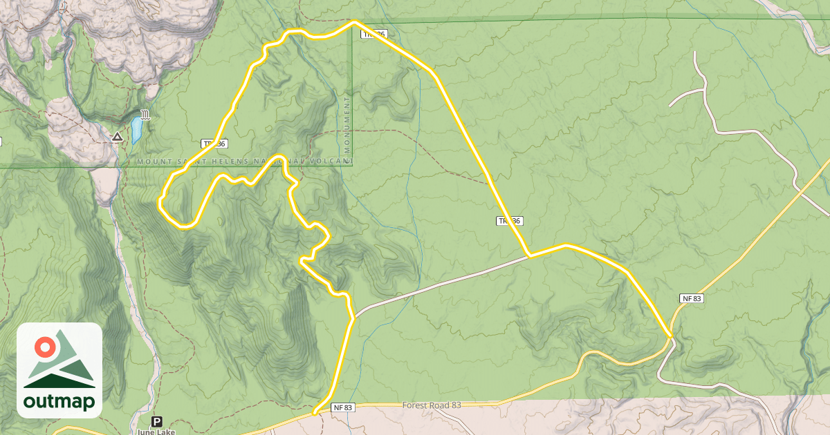 Map of Sasquatch Trail
