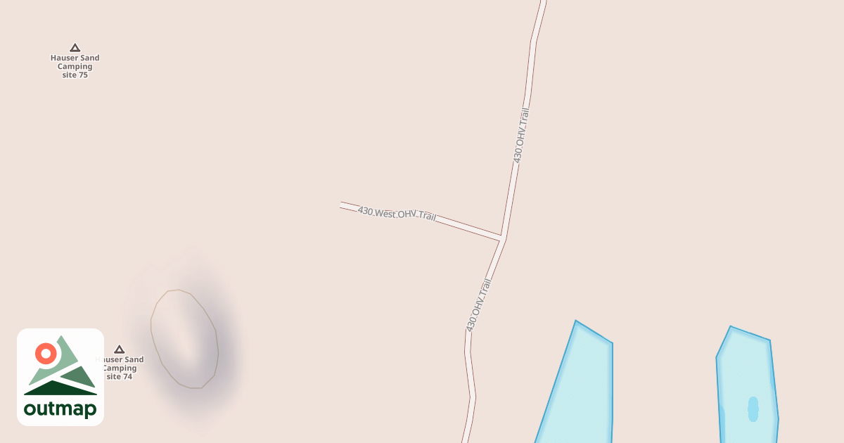 Map of USFS Motor Vehicle Use Map Trails 2820