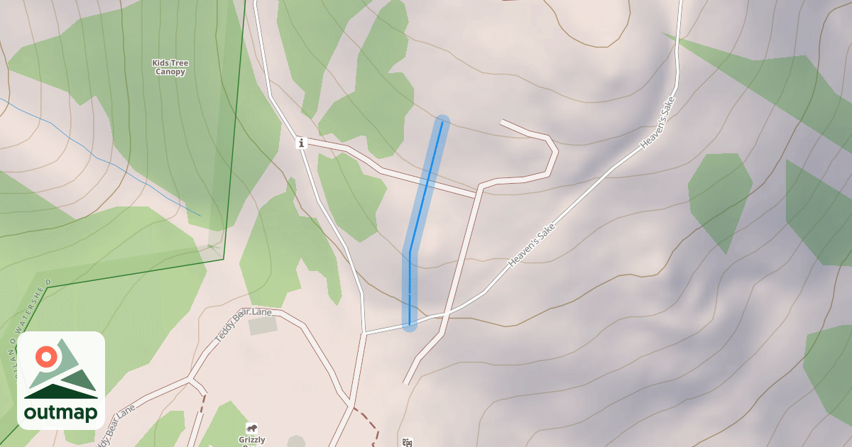 Map of Lower Peak