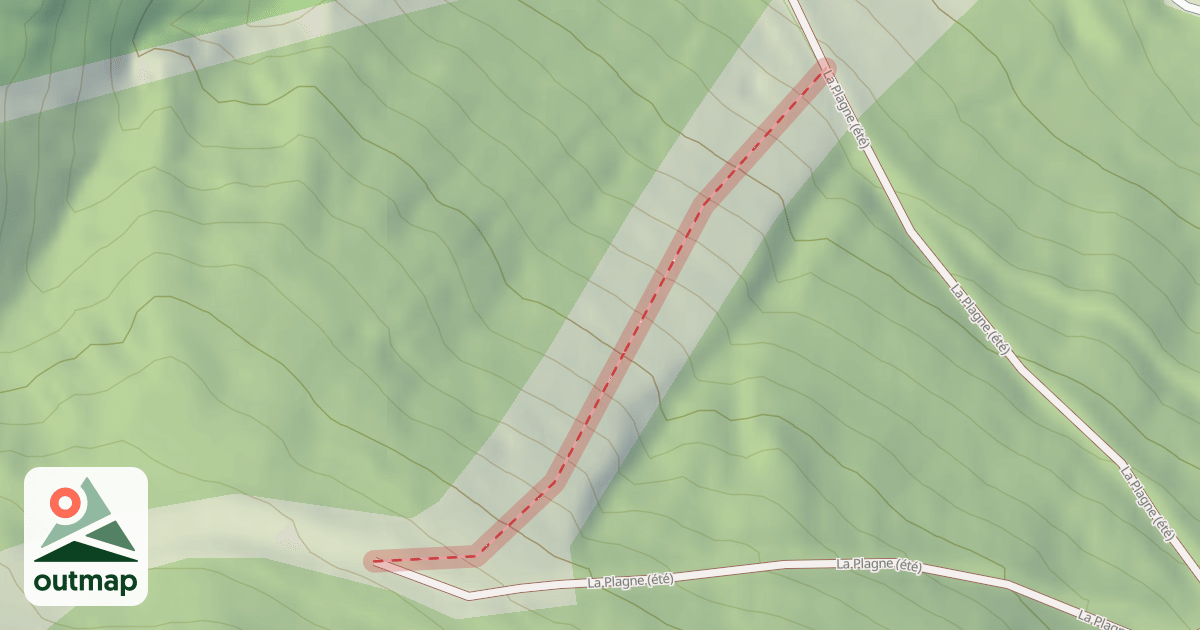 Map of Mur de la Noire