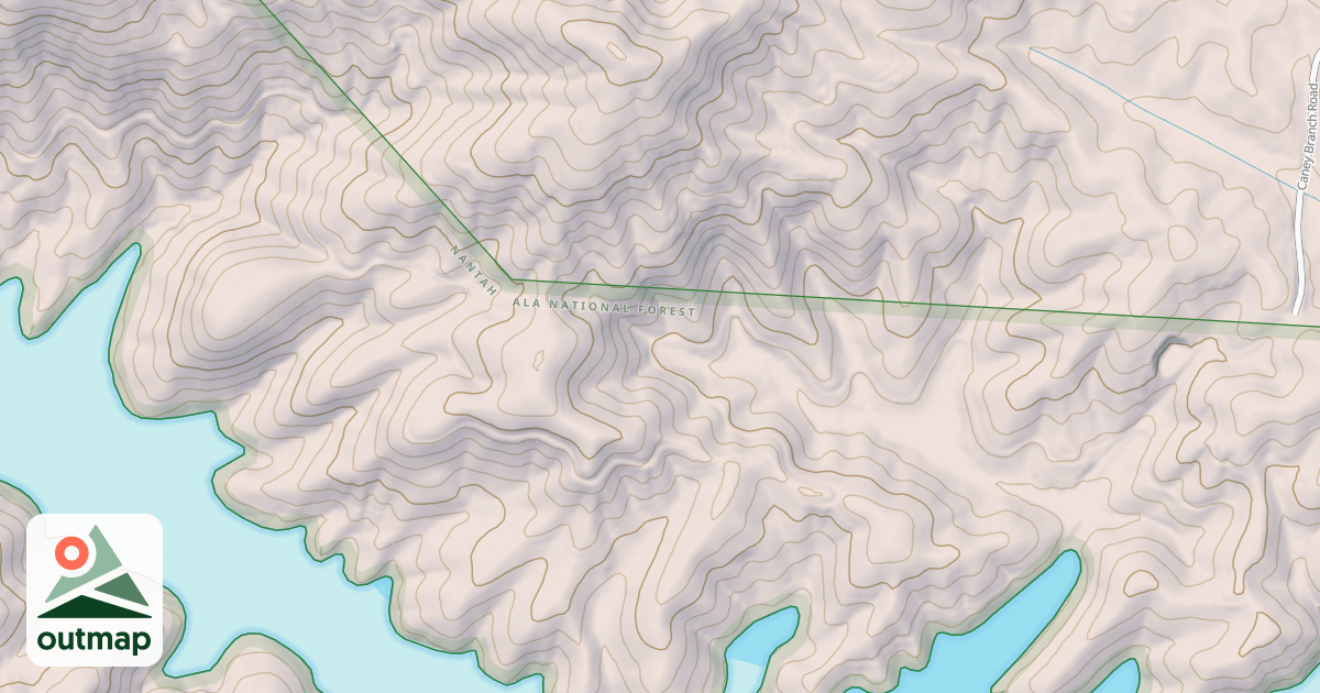 Map of POWERLINE COVE