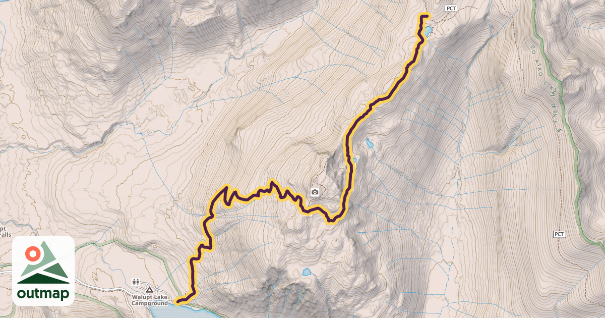 Map of Nannie Ridge Trail #98