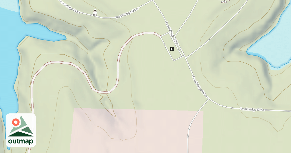 Map of Pee Wee Practice Area