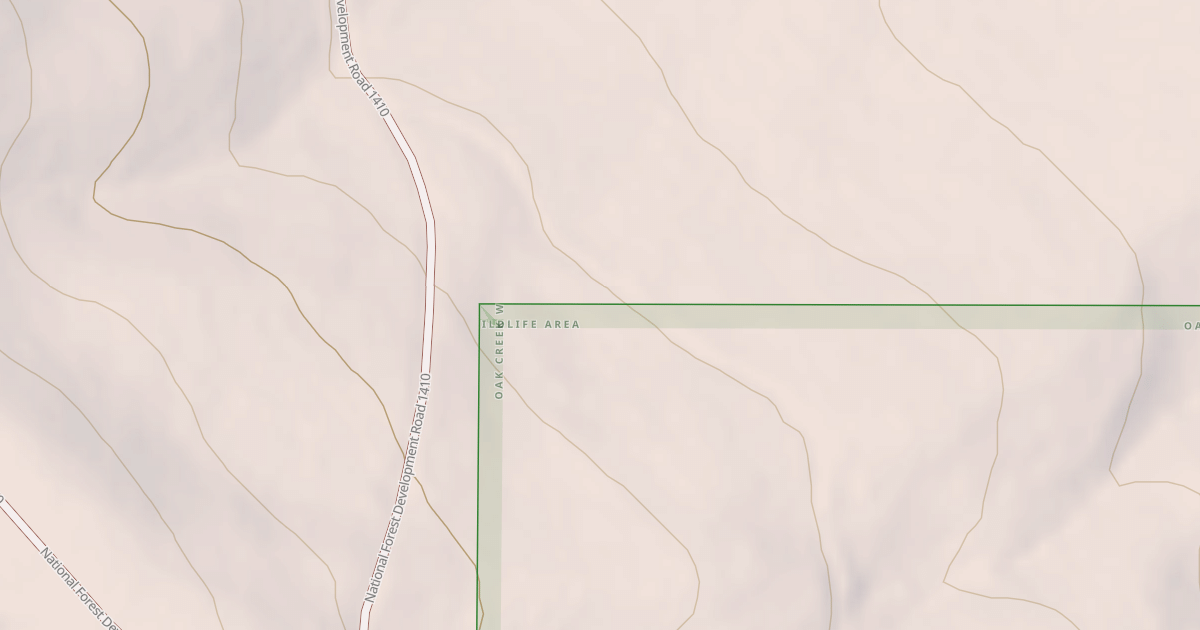 Map preview of USFS National Forest System Roads {19AE892D-05A7-4166-8125-B1DE5E0206F0}