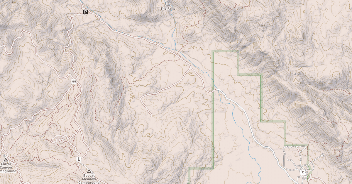 Map preview of CORRAL CANYON