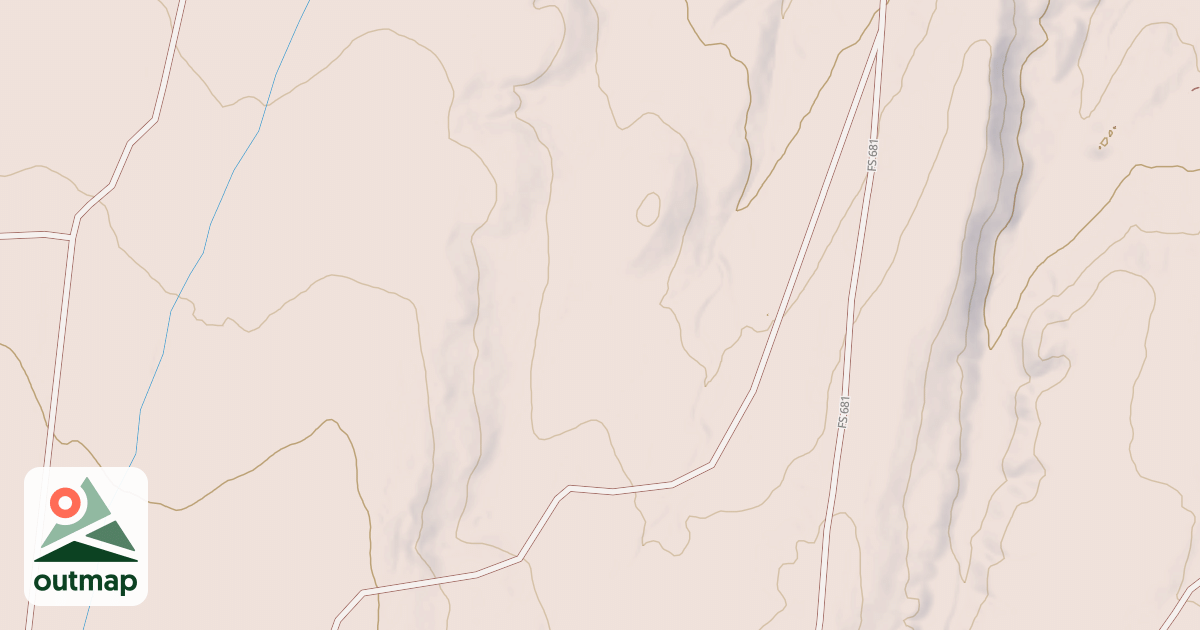 Map of BRUSH CREEK LOOP