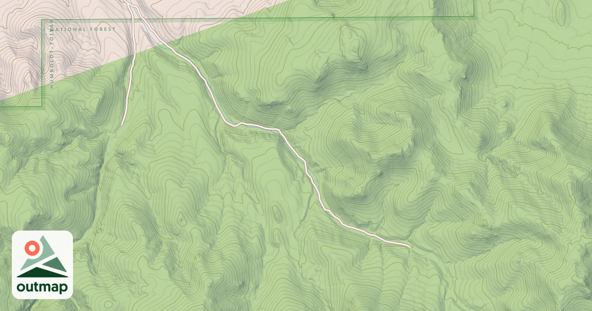 Map of SCHOONOVER CREEK