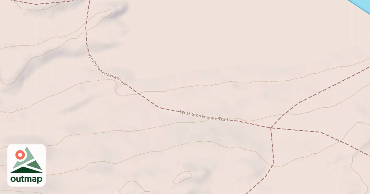 Map of West Stoner Lake  Trail