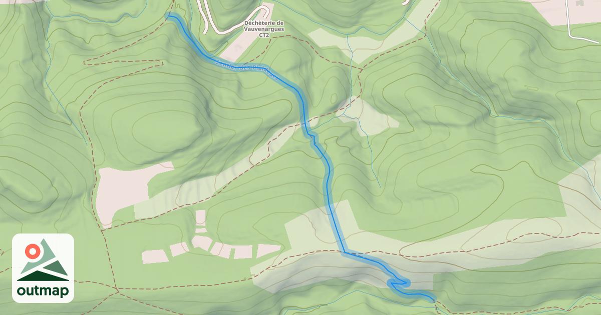 Map of Sentier des Plaideurs