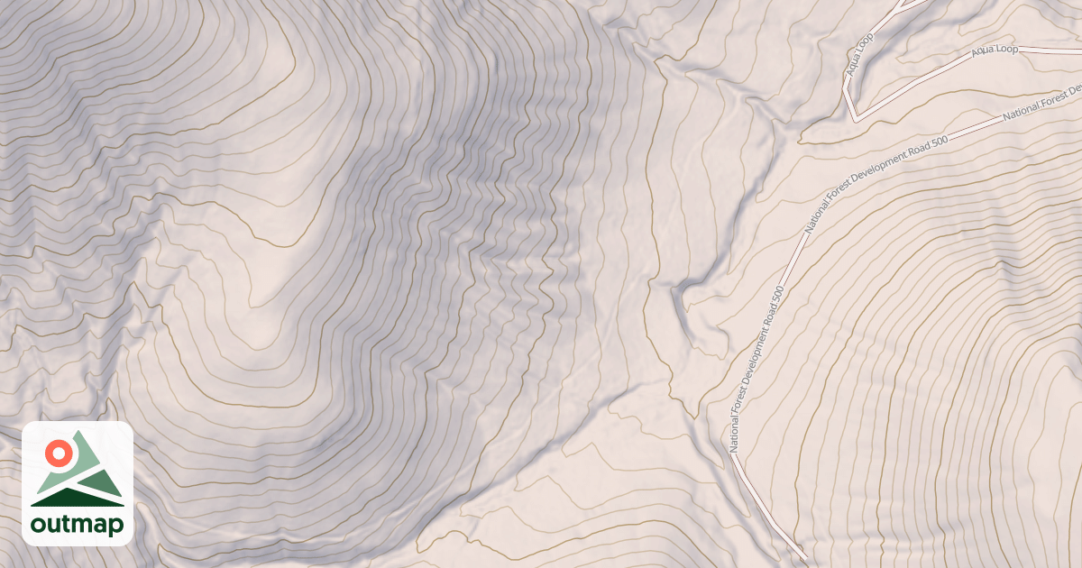 Map of LITTLE WOLF F