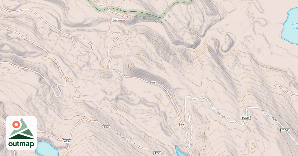 Map of COLT CREEK