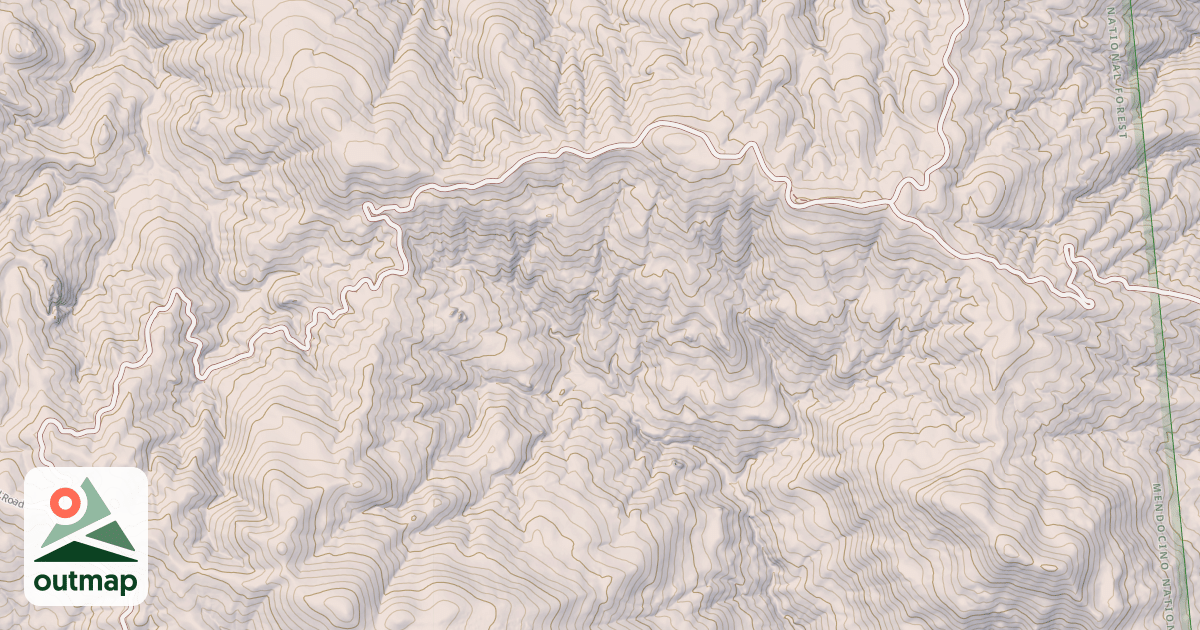 Map of SALT SPRING VALLEY