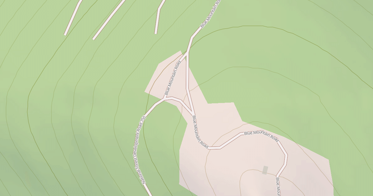 Map preview of BLUE MOUNTAIN
