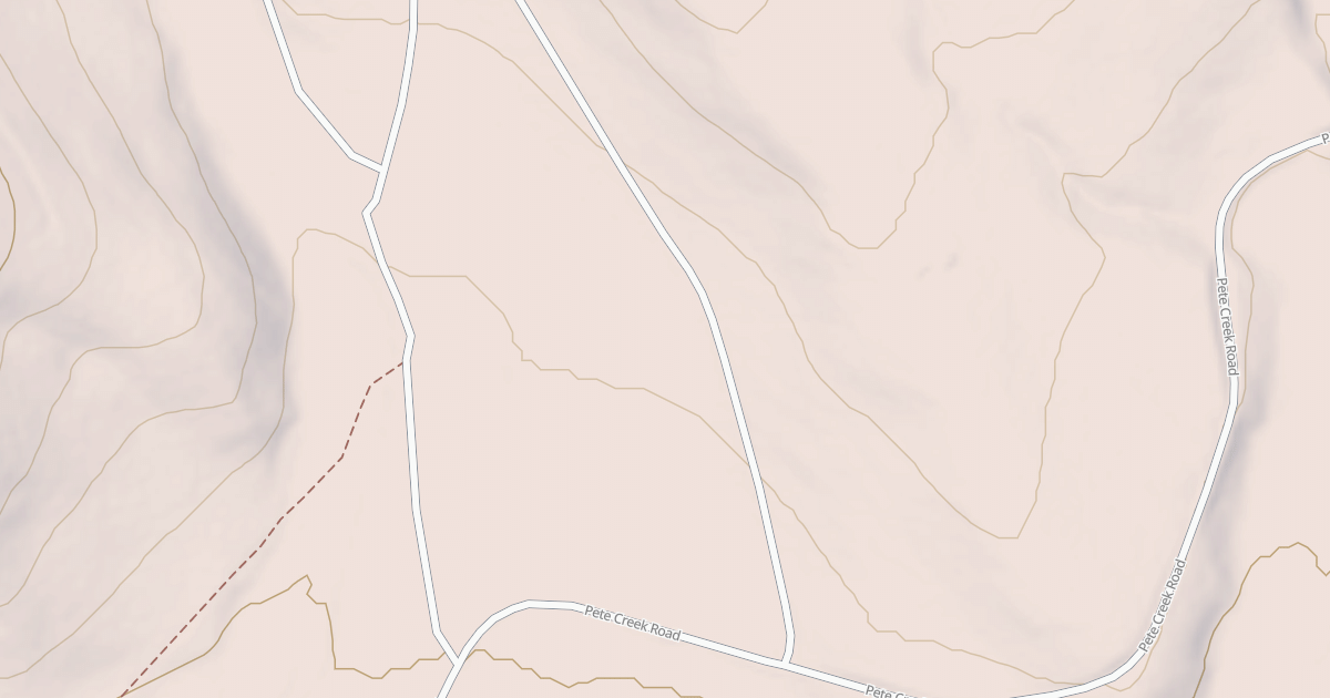 Map preview of WEST PETE CREEK