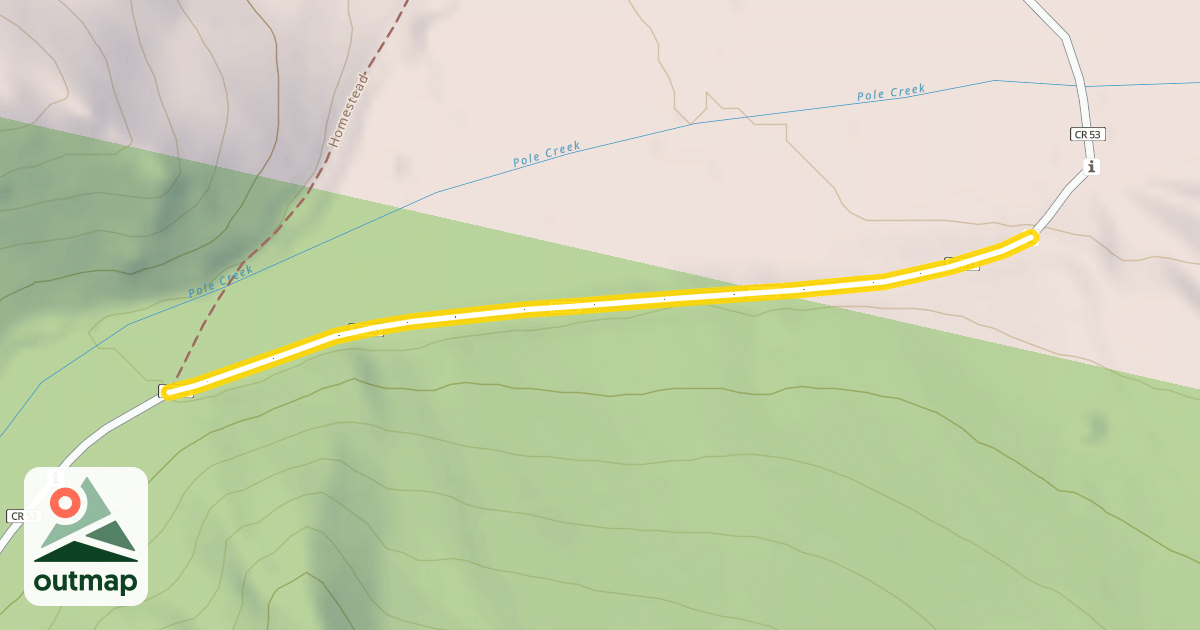 Map of Blue Ridge Road