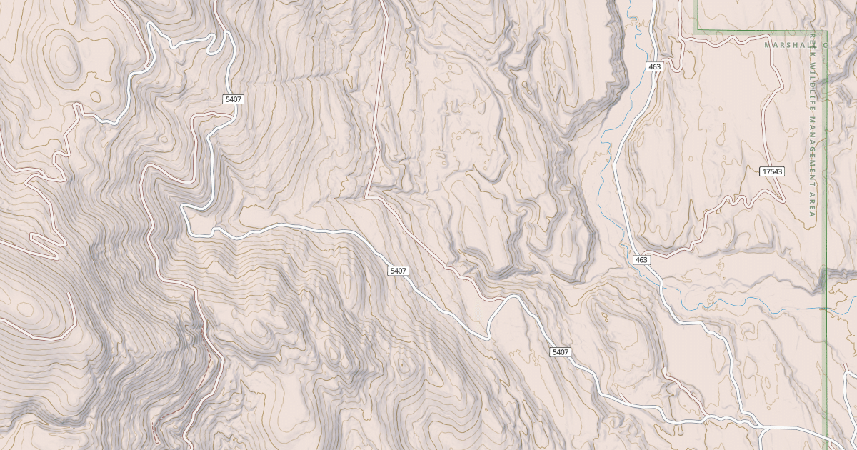 Map preview of HENRY MOUNTAIN