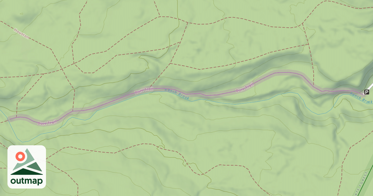 Map of Burt Trail
