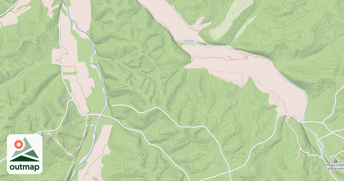 Map of MARLOW RIDGE