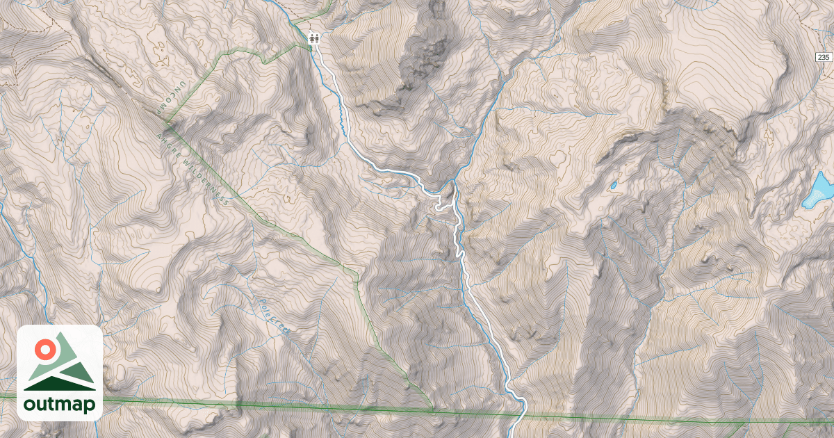 Map of NELLIE CREEK