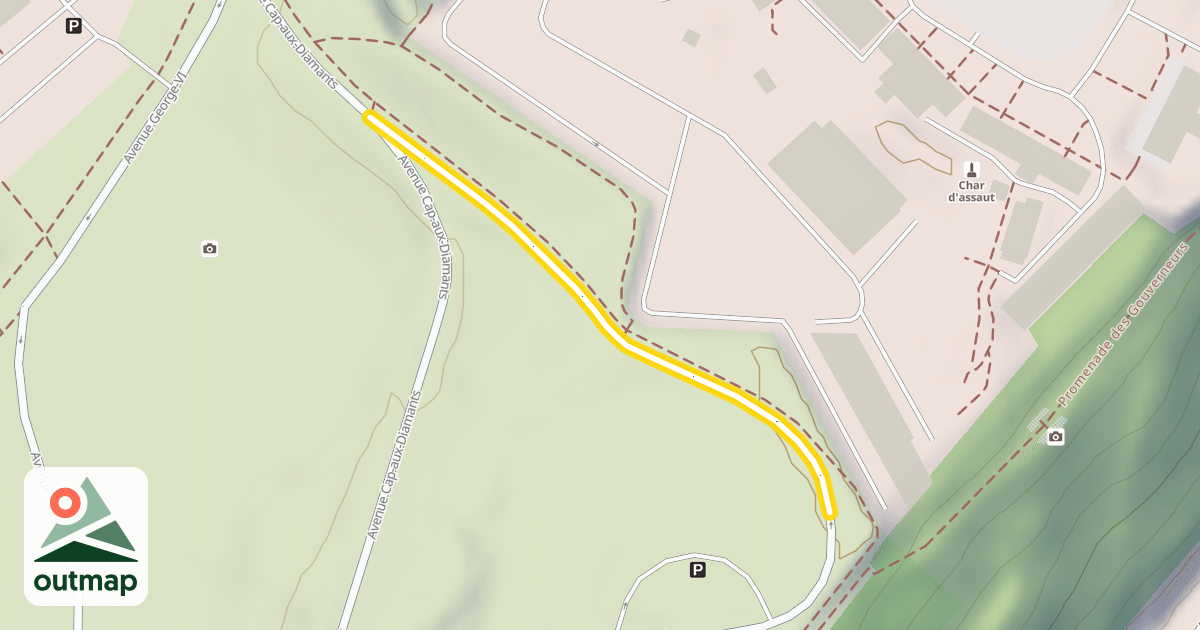 Map of Avenue Cap-aux-Diamants