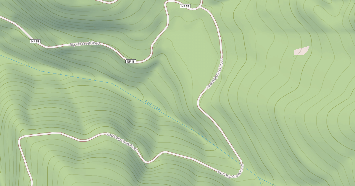 Map preview of EAST DELP CR.