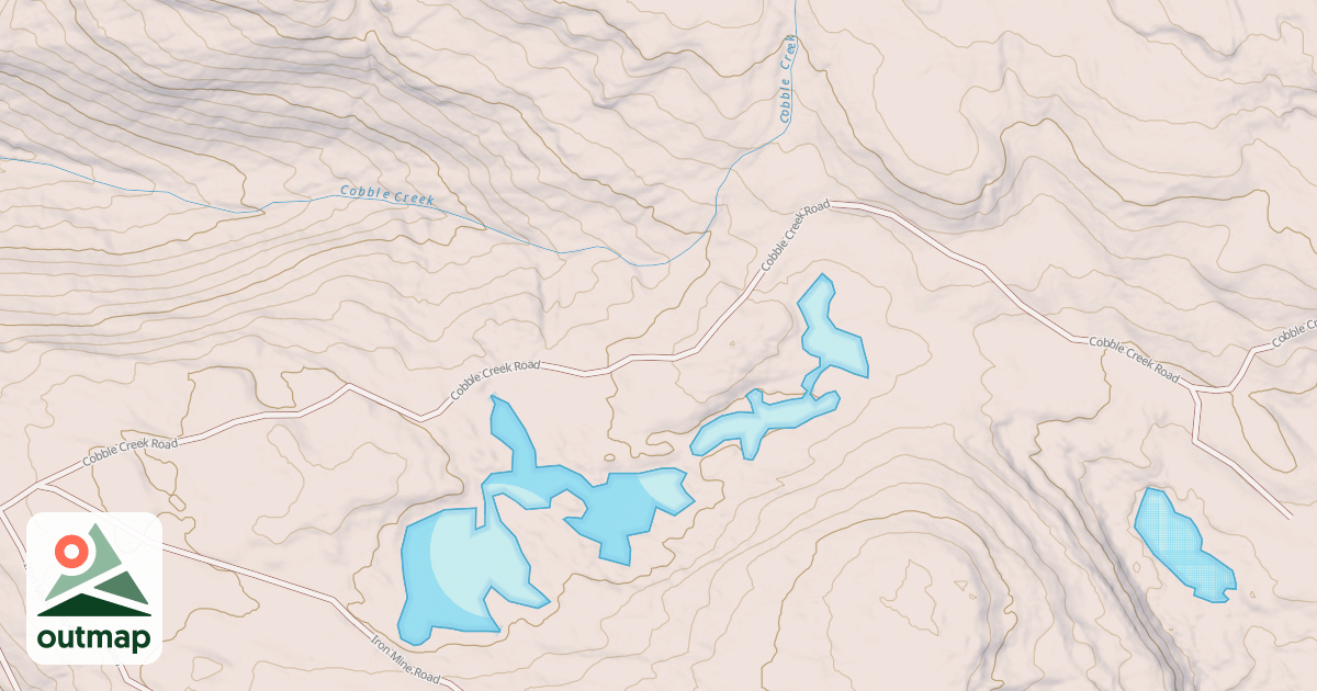 Map of COBBLE CREEK
