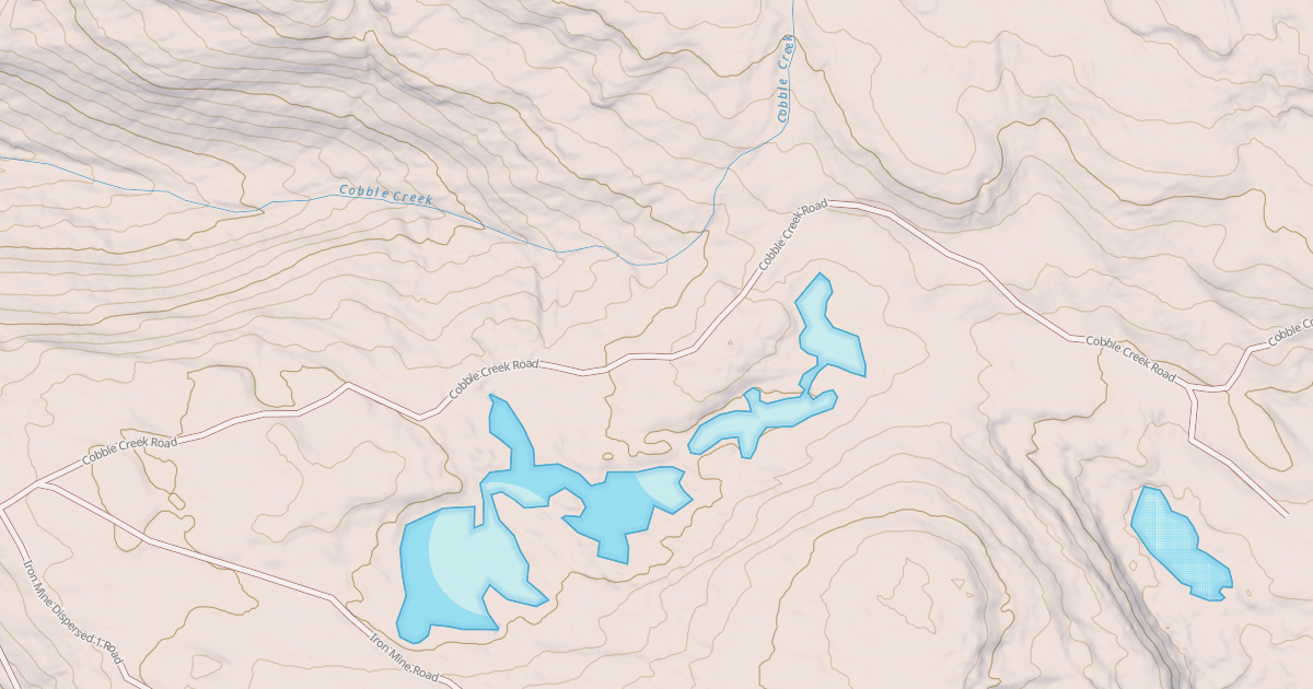 Map preview of COBBLE CREEK