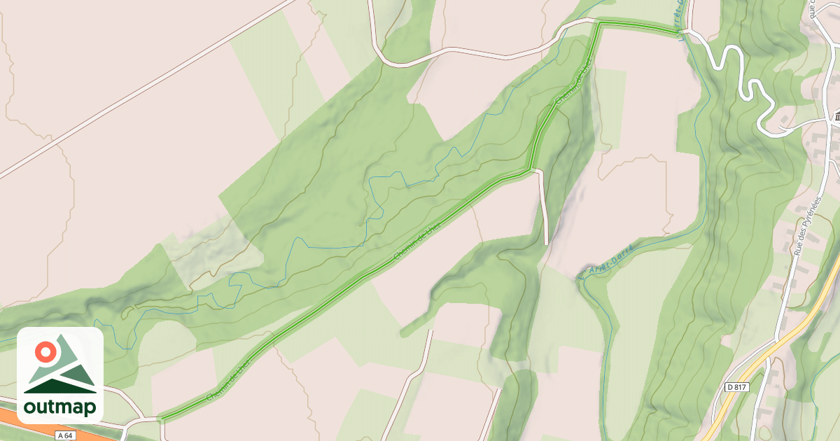 Map of Chemin de Lhez