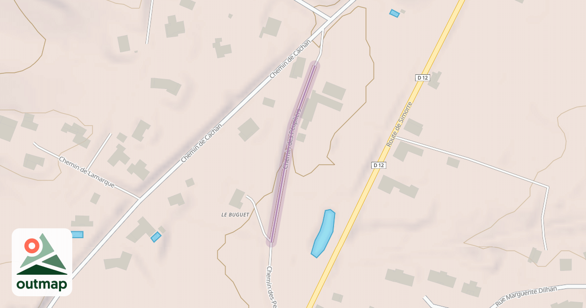 Map of Chemin des Peupliers