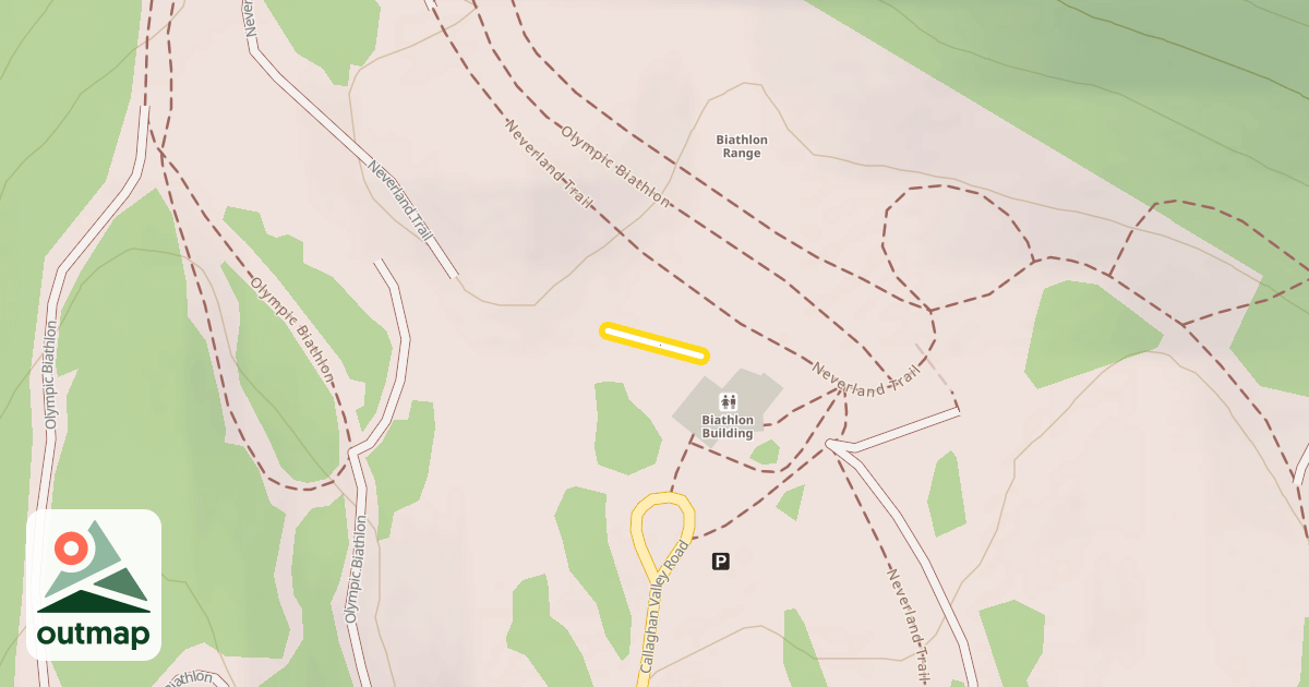 Map of Neverland Trail