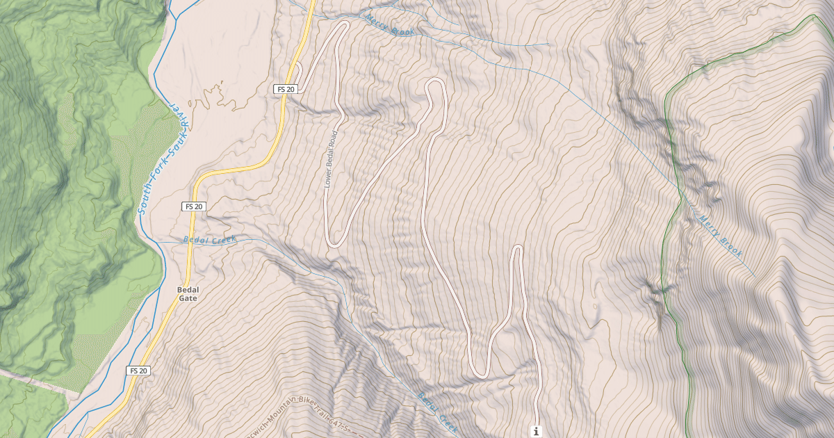 Map preview of LOWER BEDAL