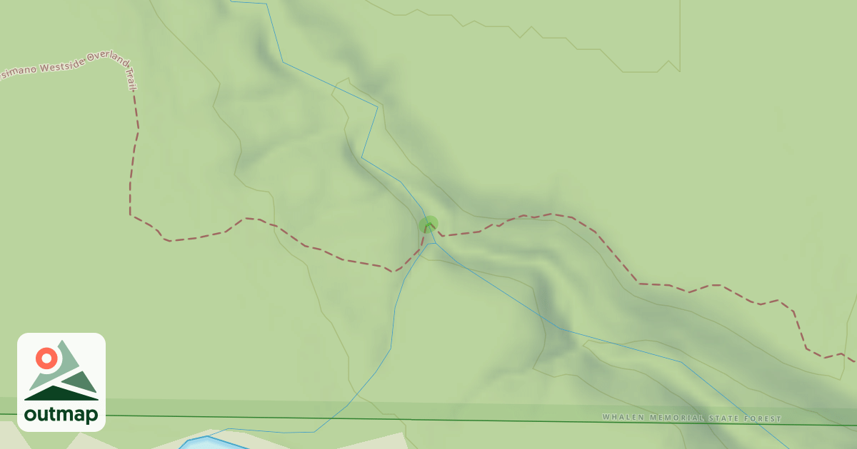 Map of Fred J. Cusimano Westside Overland Trail