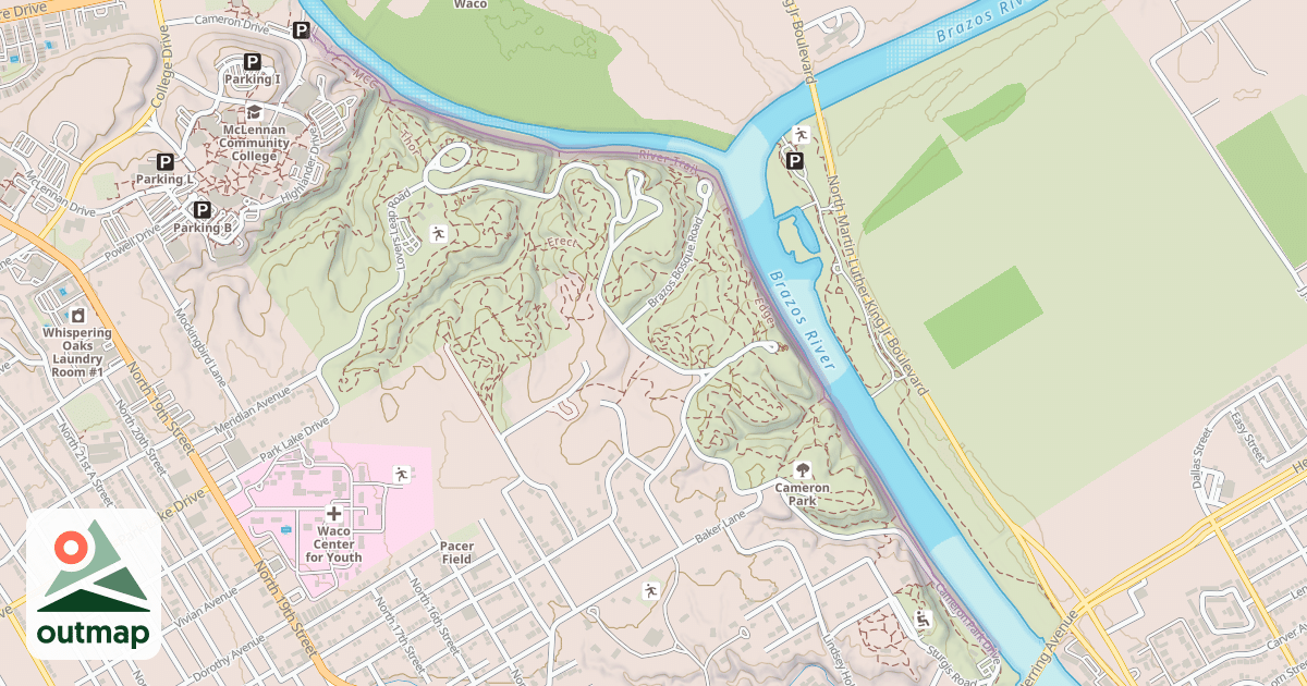 Map of River Trail