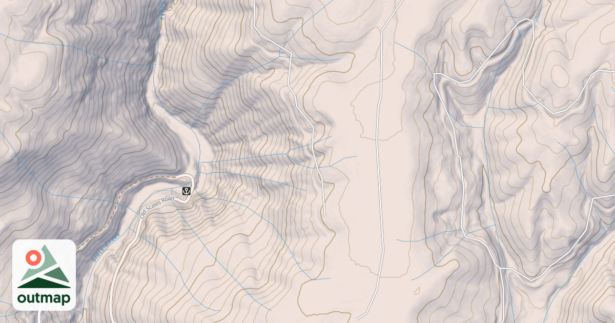 Map of STOWMAN RAVINE