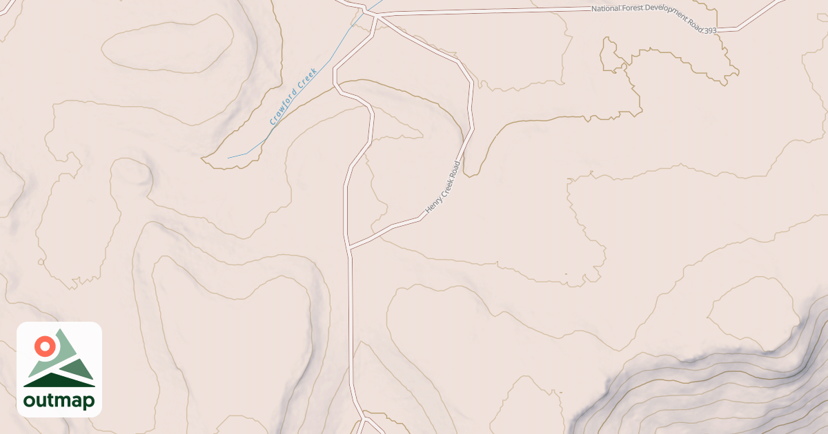 Map of HENRY CREEK