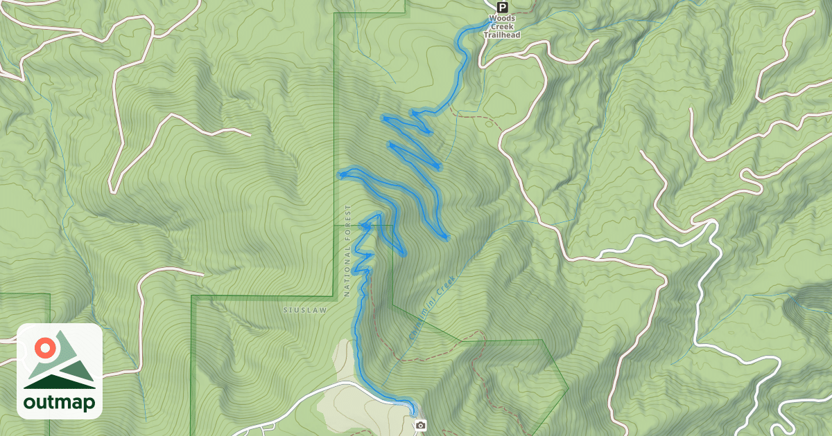Map of North Ridge Trail