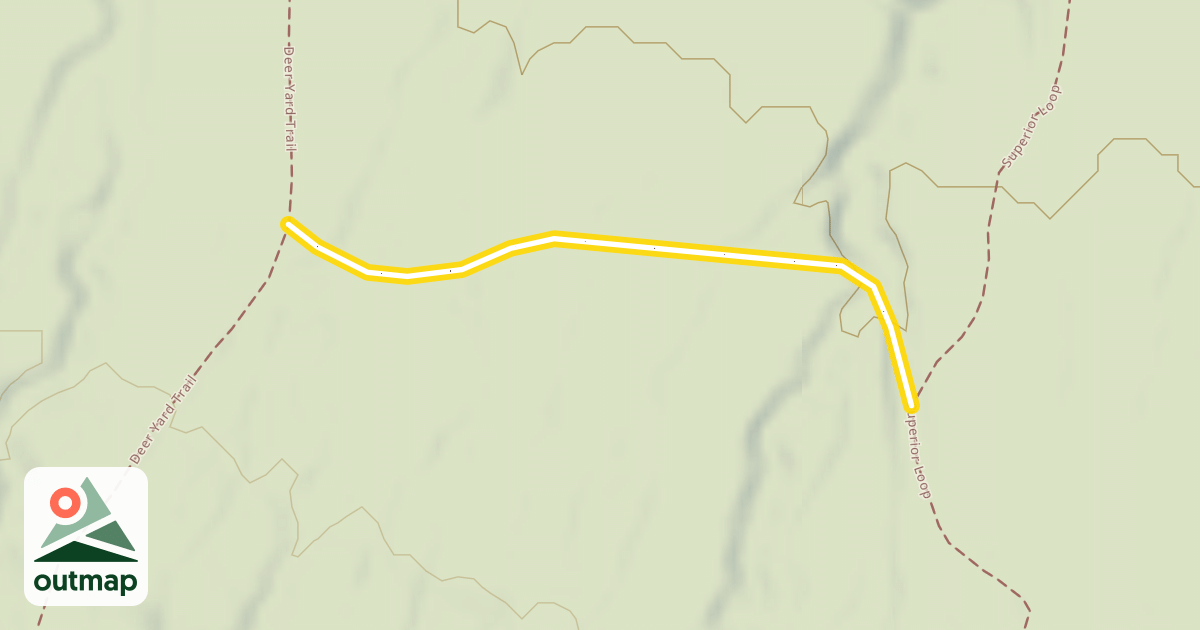 Map of Superior Loop Crosscut