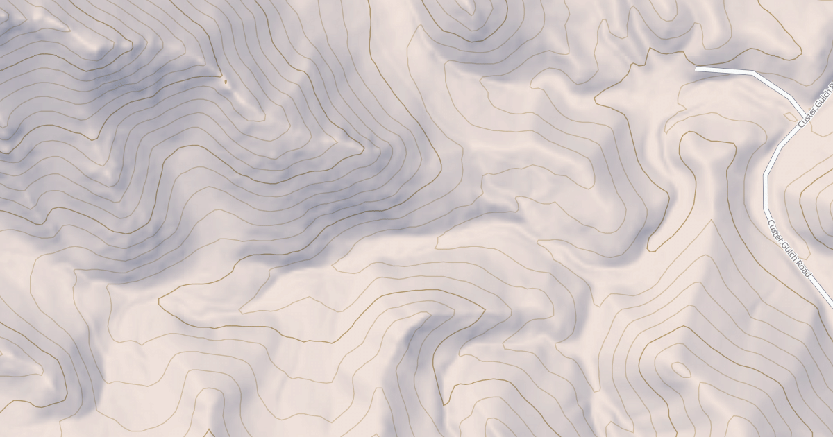 Map preview of CUSTER GULCH BR 1A